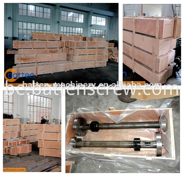 100/36 Шрубавая бочка з высокай ёмістасцю / вадзяной астуджанай курткай для экструдара HDPE трубы